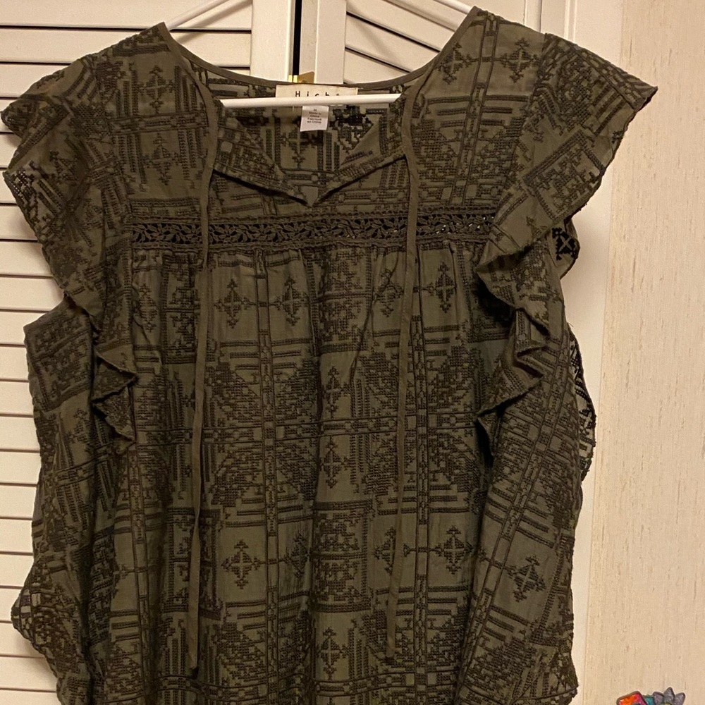 Anthropologie Papillon Flutter Top